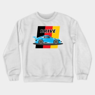 Drive - German Cup Racer - Blue Crewneck Sweatshirt